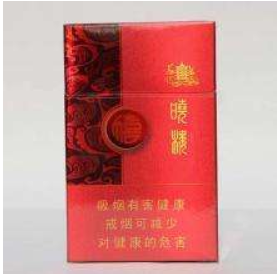 一箱子的高档香烟