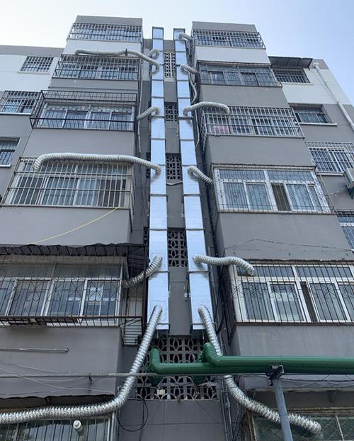 户外烟道设计图集大全(户外烟囱图片)